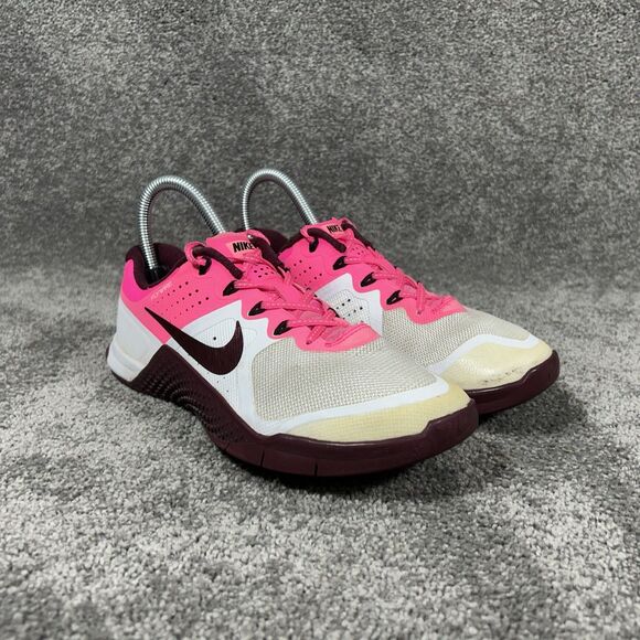 Nike Metcon 2 821913-106 Women’s Size 6.5 White Pink Crossfit Training Gym Shoes - Picture 3 of 12